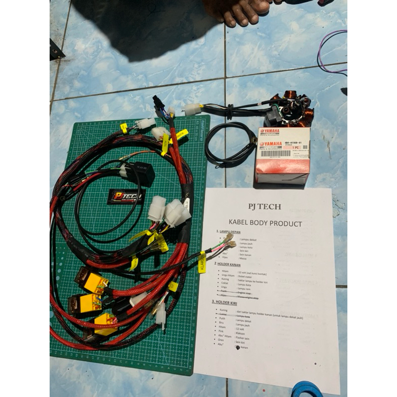 Jual kabel body fizz r tatanan rapi pnp biled /led set relay | Shopee ...