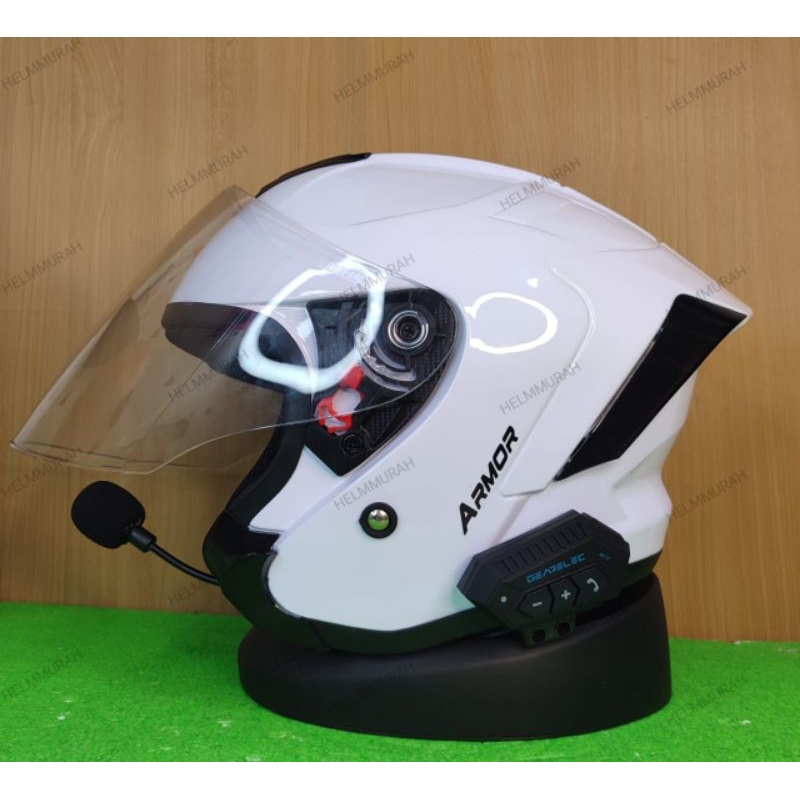 Jual Helm JS ARMOR Half Face 100% Original | Shopee Indonesia