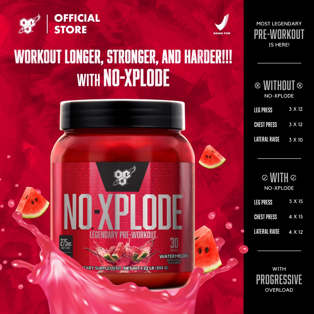 Jual BSN No Explode Watermelon 1.22 Lb | Shopee Indonesia
