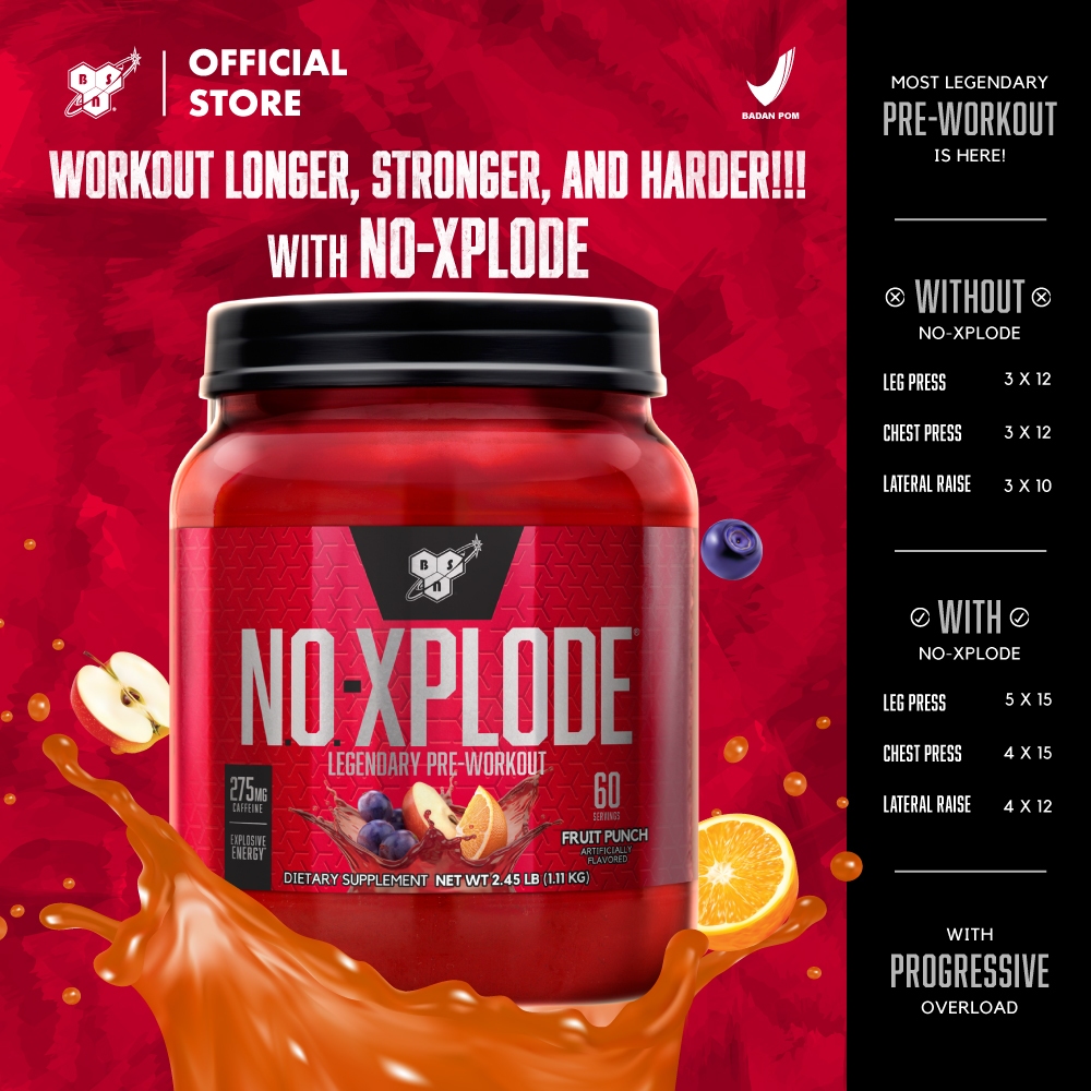 Jual BSN No Explode Fruit Punch 2.45 Lb | Shopee Indonesia