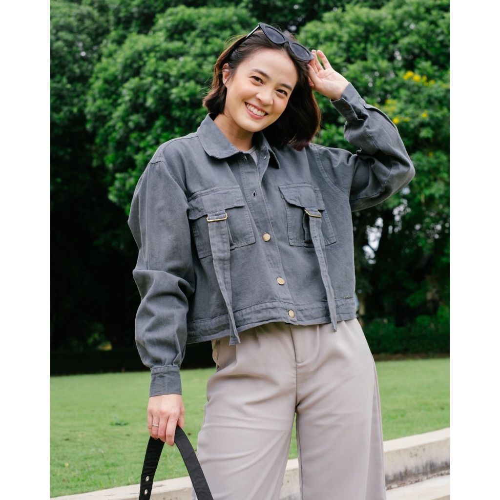 Jual Myrubylicious PIERRE DENIM JACKET | ATASAN WANITA | Shopee Indonesia