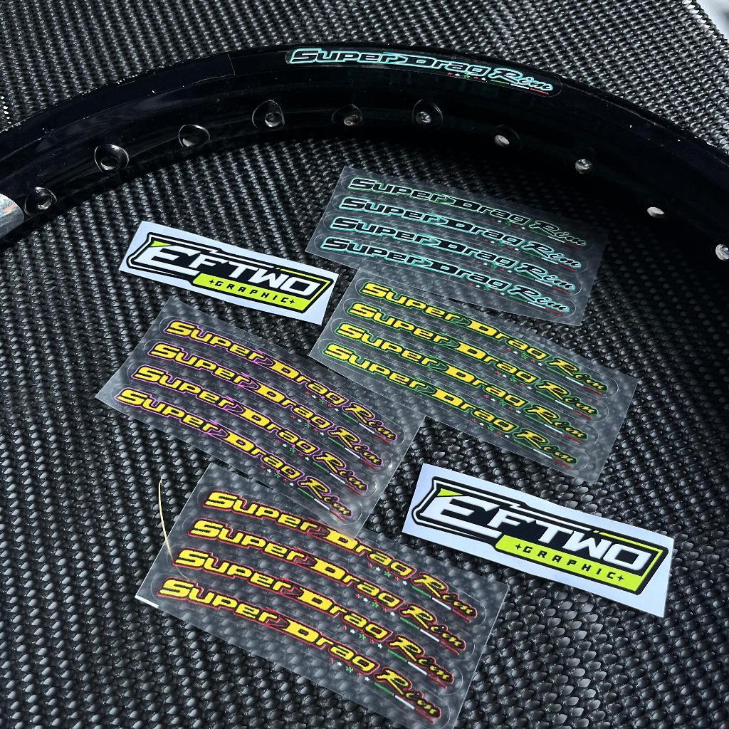 Jual STICKER VELG SUPER DRAG RIM UV TRANSPARANT | Shopee Indonesia