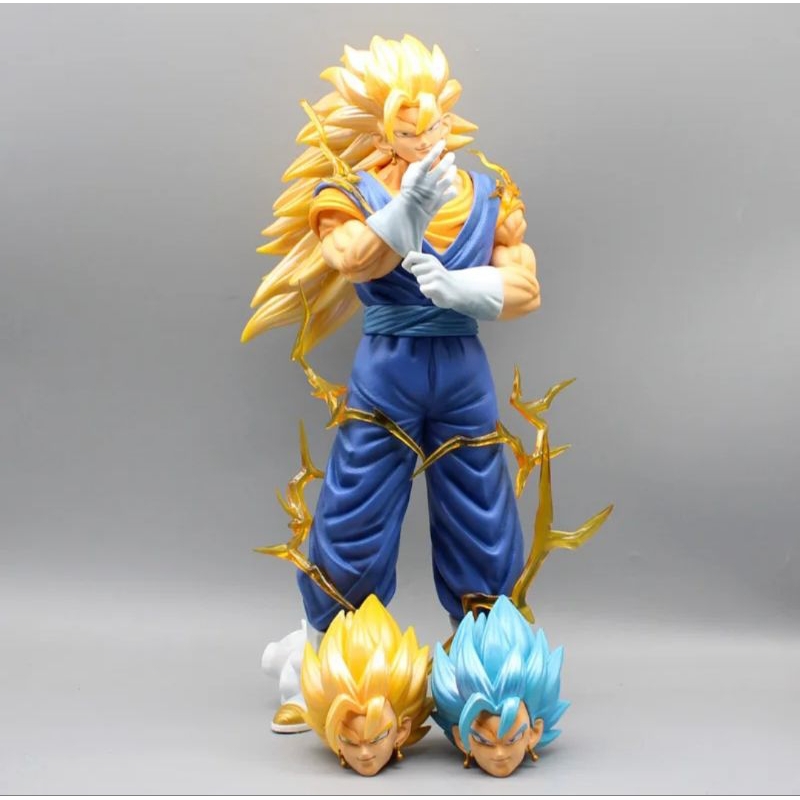 Jual FIGURE DRAGONBALL VEGITO VEGETO SUPER SAIYAN 3 HEADS RECAST GOOD ...