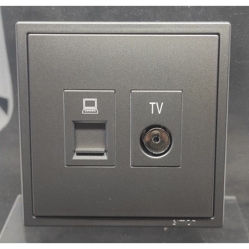 Jual SIMON I7 GREY OUTLET TV DAN DATA CAT 6 | Shopee Indonesia