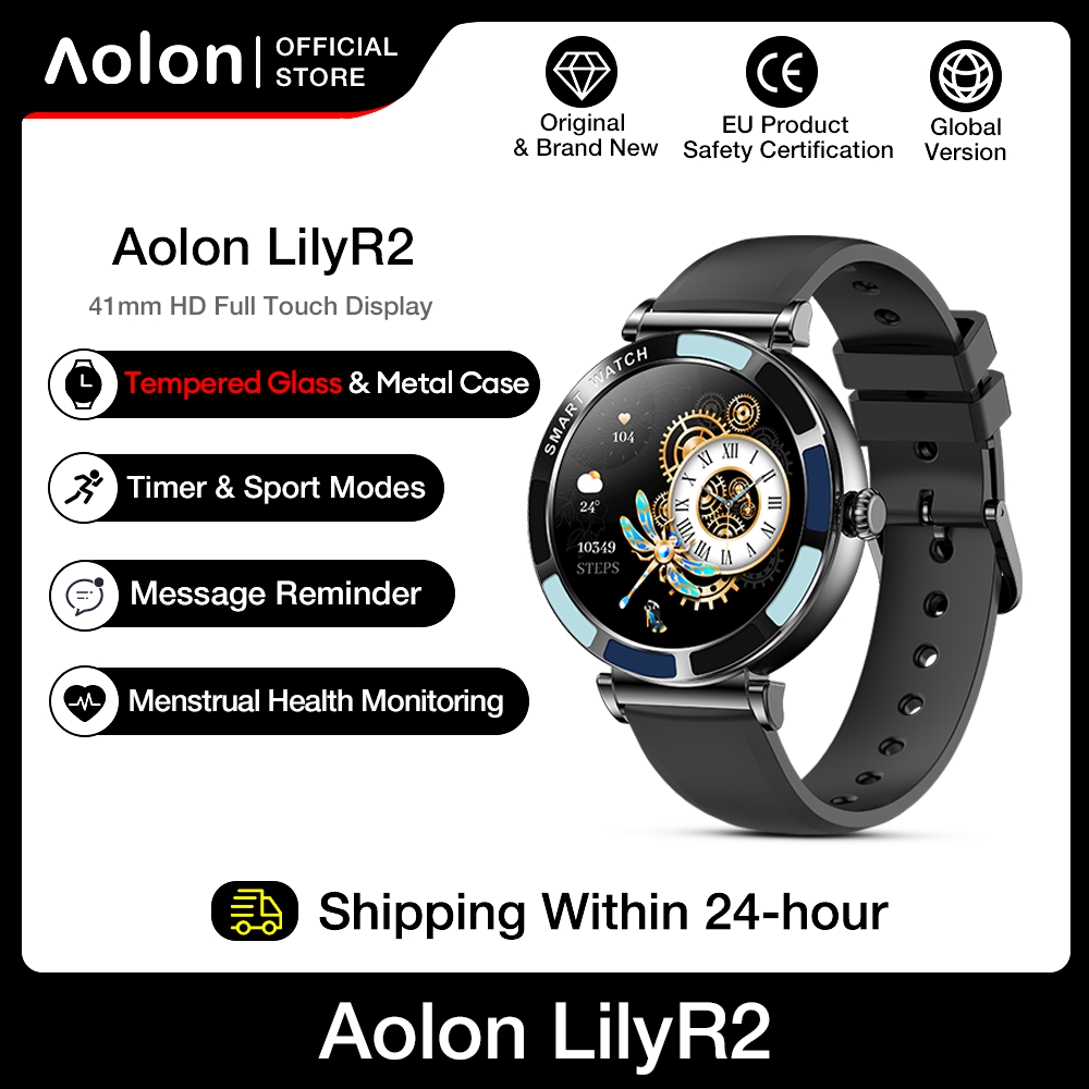 Jual Aolon Lily R2 Smartwatch Wanita 41mm Slim Bluetooth Call