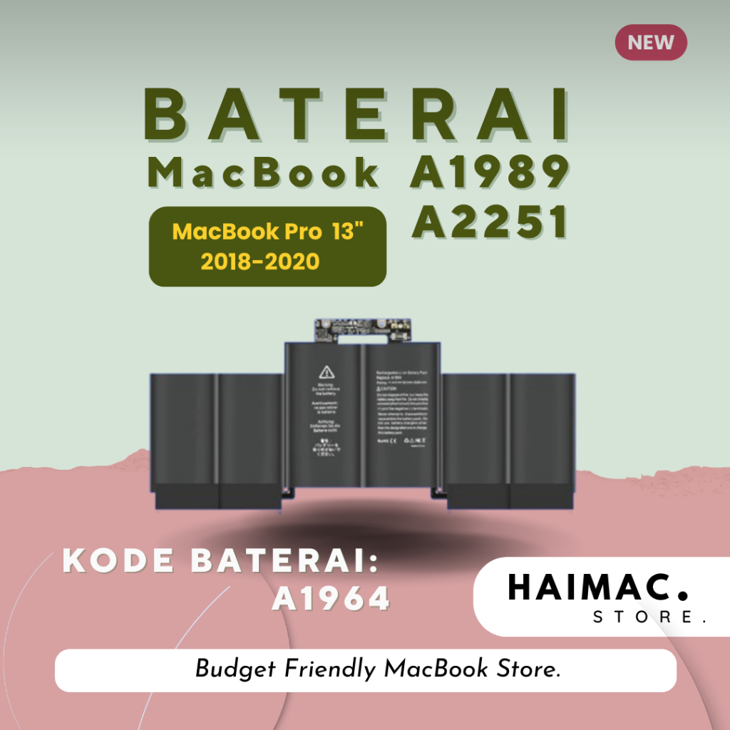 BND A1964 A1989 A2251 Akku-Ersatz Für MacBook Pro 13 Zoll | WhichOne