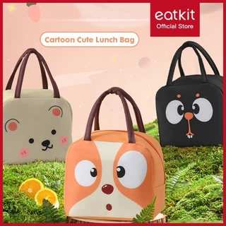 Eatkit Tas Bekal Karakter Hewan Lunch Bag Cooler  Thermal bag High Quality Waterproof