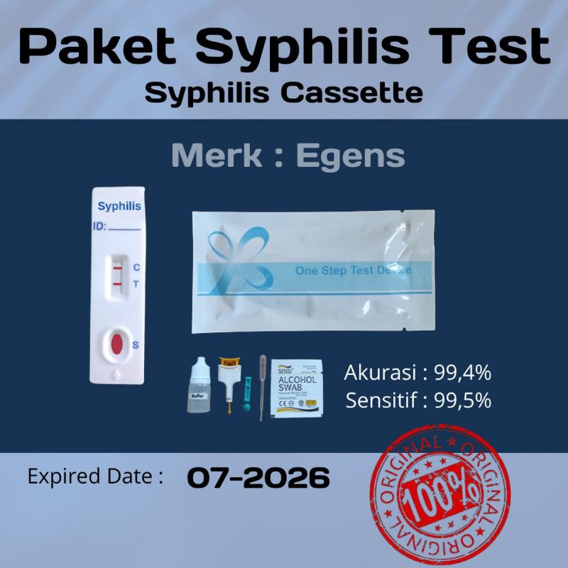 Jual TP Sifilis / Syphilis Test Satuan privacy aman | Shopee Indonesia