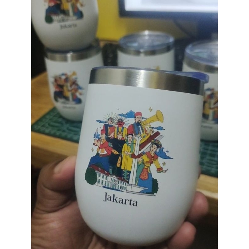Jual Mug Tumbler cupapi gelas sovenir oleh oleh viral kopi tahan panas ...