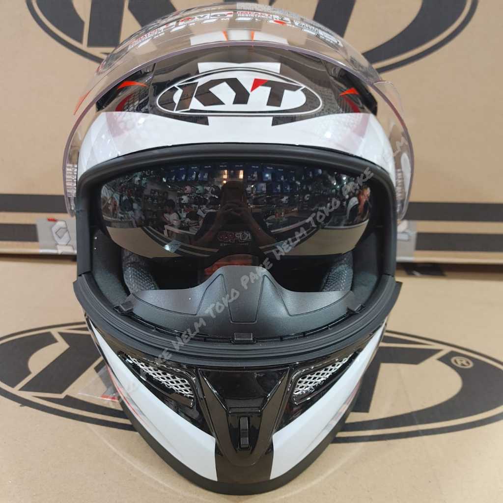 Jual HELM KYT K2 RIDER DIAMOND WHITE PUTIH HELM KYT FULL FACE KYT ...