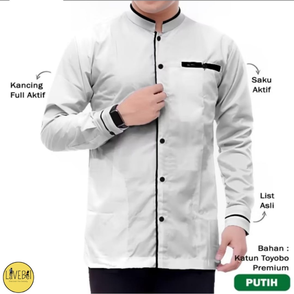 LVB - Baju Koko Jefri /Qurta Tojiro Raja Pakistan/Koko Pria Muslim Toyobo/Zaka Harun Fikri/ Lavebel