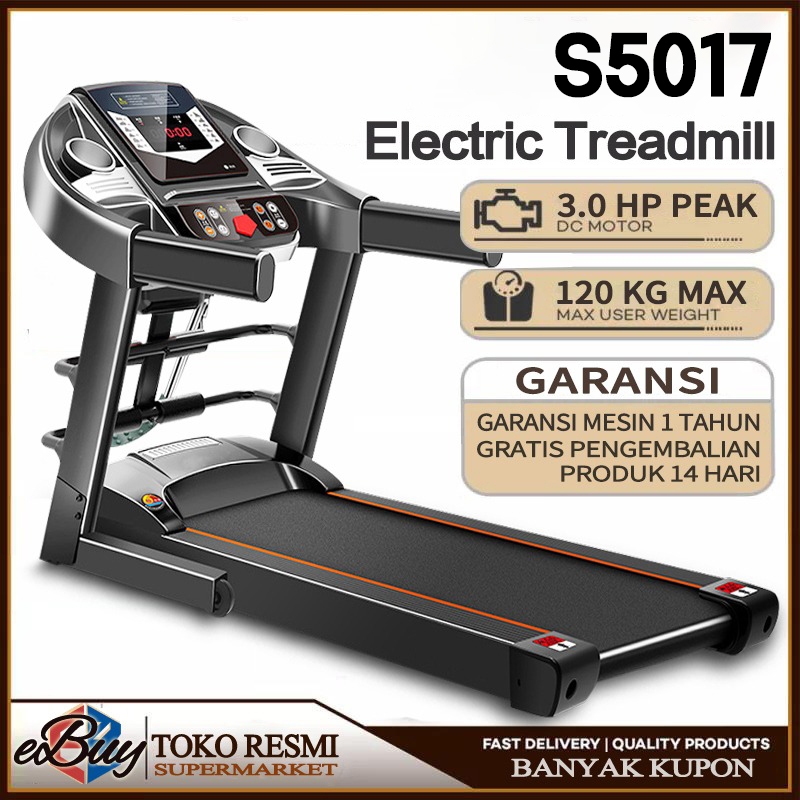 e-Buy Treadmill Elektrik Treadmill Listrik Treadmill Serbaguna Peralatan  Fitness Gym Treadmill