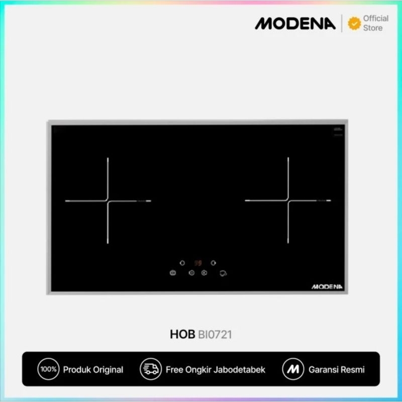 Jual MODENA KOMPOR INDUKSI 2TUNGKU BI-0721 | Shopee Indonesia