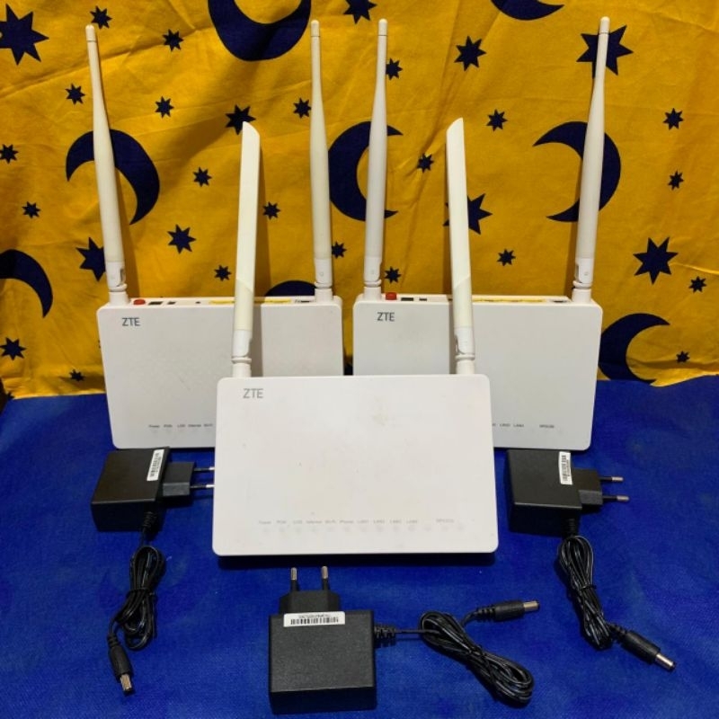 Jual ZTE F660 V2 V1 GPON ONT Port Biru Wifi Single Band Router ...