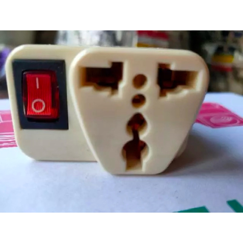 Jual Steker Saklar Serbaguna Switch On Off UNIVERSAL / Steker Serbaguna ...