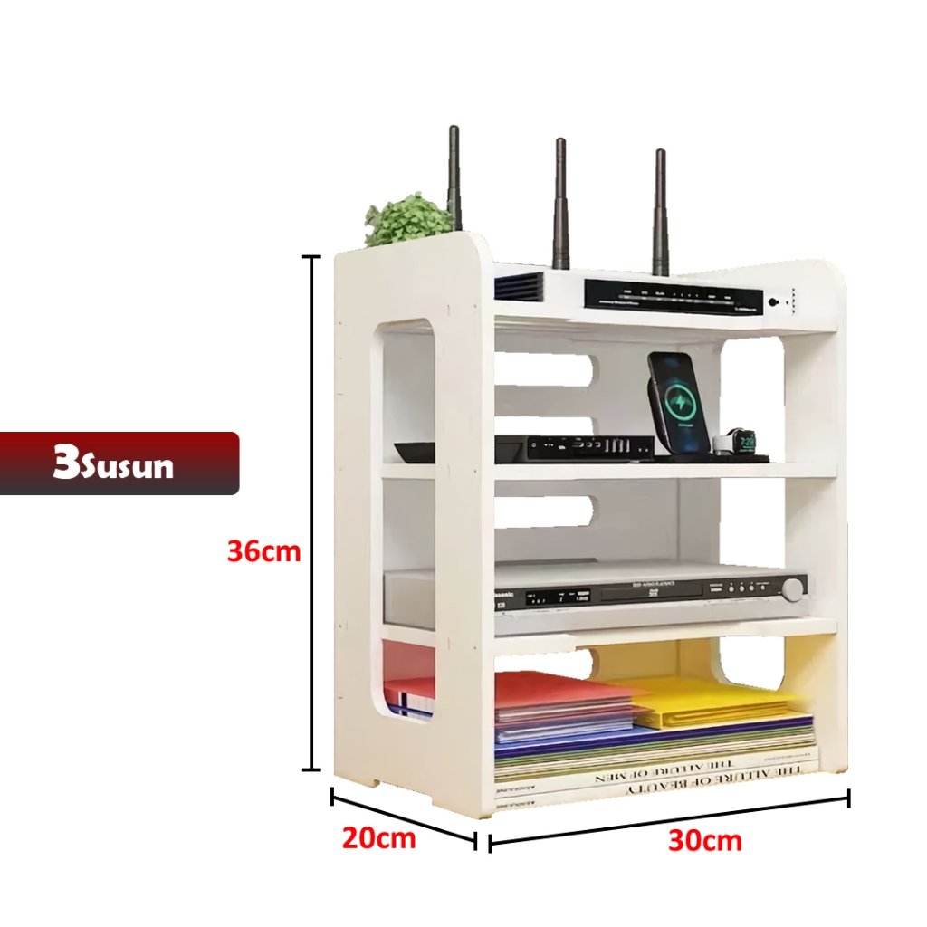 Jual Rak penempatan router rak kotak penyimpanan wifi rak penyimpanan ...
