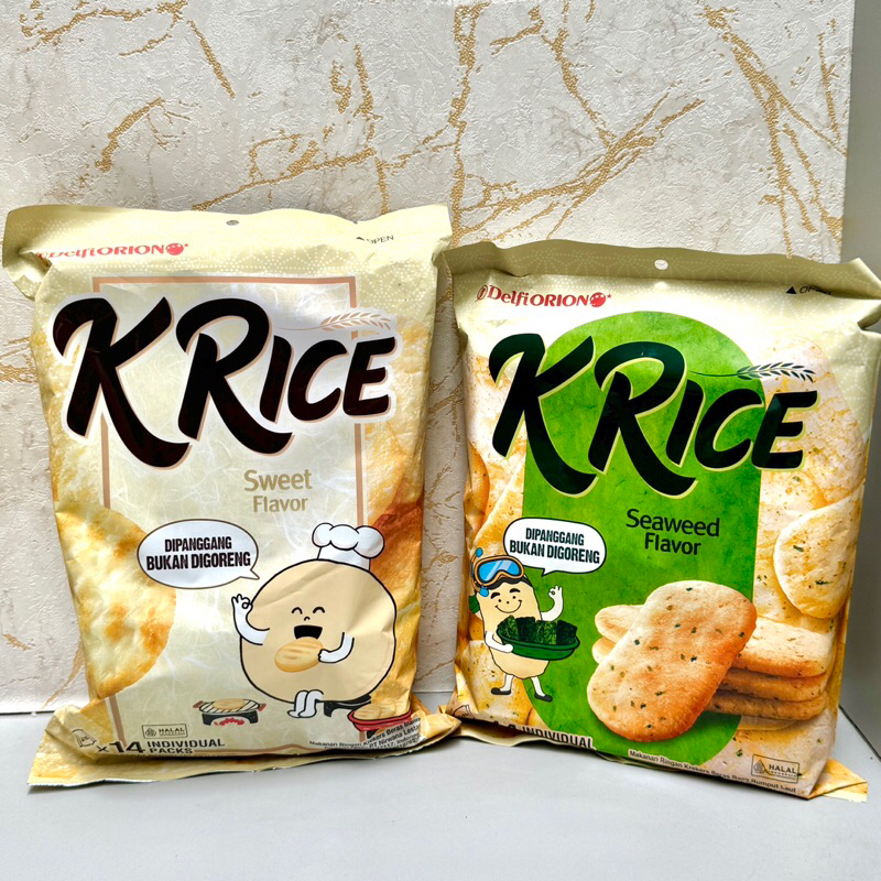Jual KRice Crackers Delfi Orion Cheese Potato Sweet Seaweed | Shopee ...