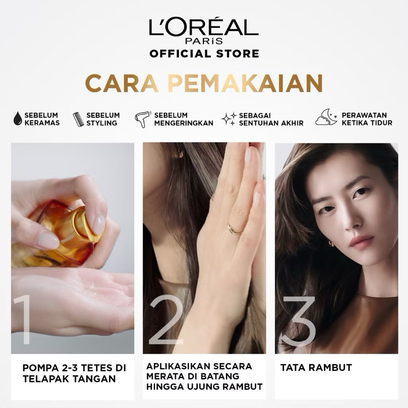 Jual L'Oreal Paris Elseve Extraordinary Oil Gold Hair Treatment Serum ...