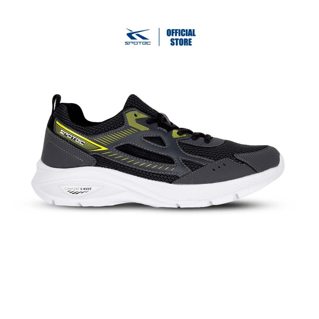 Jual Spotec Running Harvey Sepatu Lari Pria Wanita - Abu Tua Hijau ...