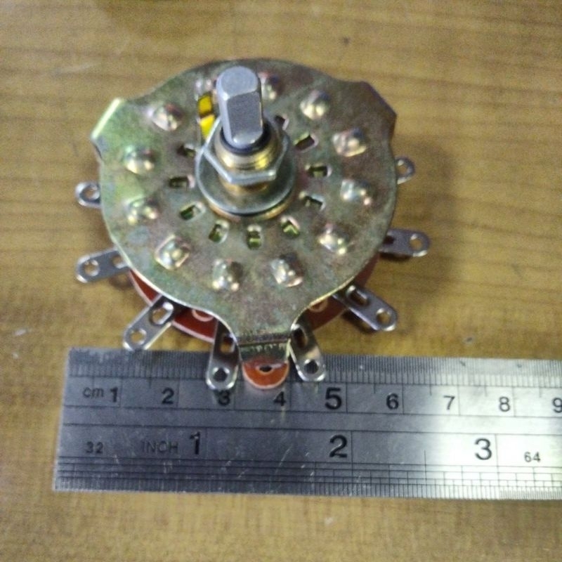 Jual ROTARY SWITCH 10A 12PIN ROTARI 12 KAKI 10 AMPERE | Shopee Indonesia