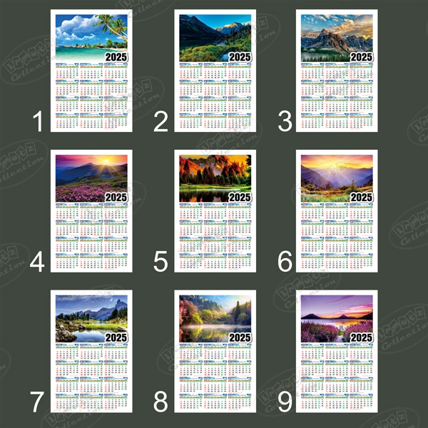 Jual Kalender 2025 Tema Pemandangan Custom Foto | Shopee Indonesia