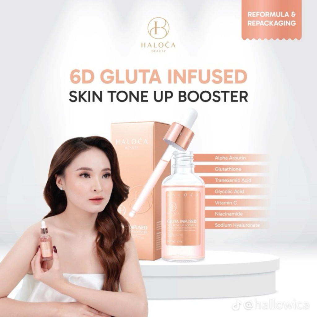 Jual CLEARANCE GLUTA INFUSED SKIN TONE UP BOOSTER HALOCA BEAUTY ...
