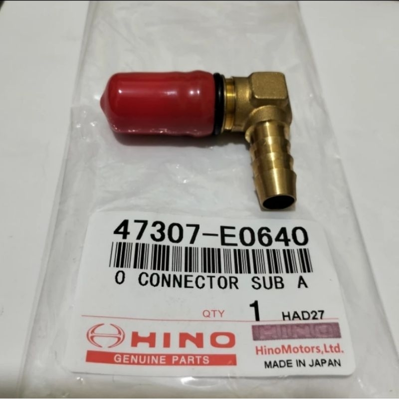 Jual CONNECTOR SUB ASSY CONNECTOR ELBOW HINO 500 / 47307-E0640 /12MM ...