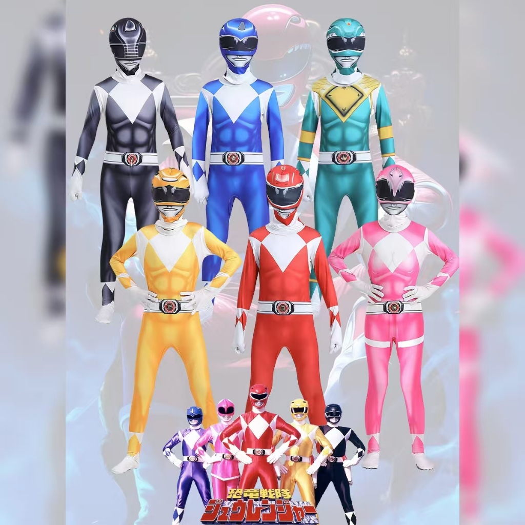 Jual Fantasia Power Samurai Rangers Cosplay Costume Adult Kids Morpher ...