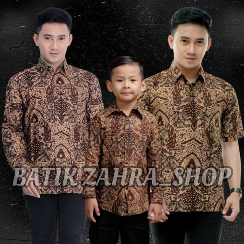Jual TERBARU Couple Sweet || Couple Batik Ayah dan Anak Cowok BATIK ...