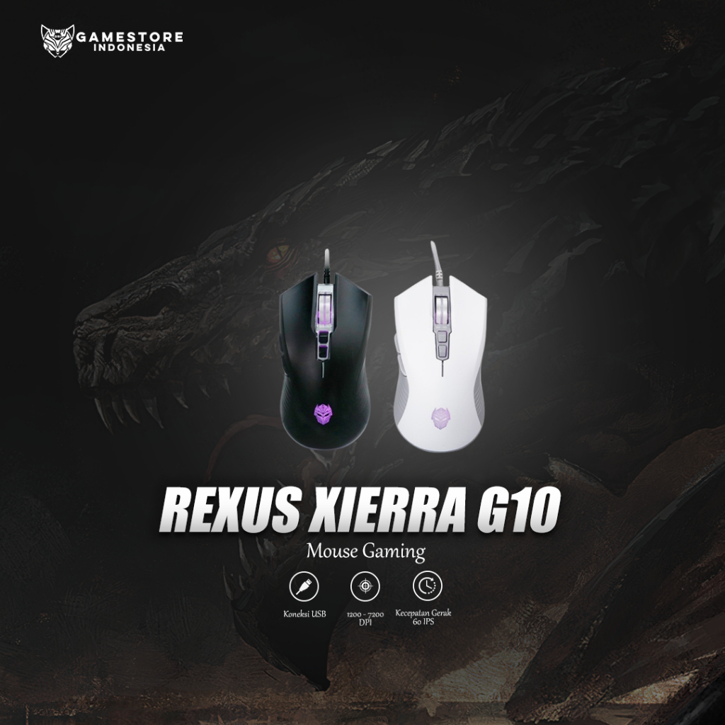 Jual Rexus Mouse Gaming Xierra G10 | Shopee Indonesia