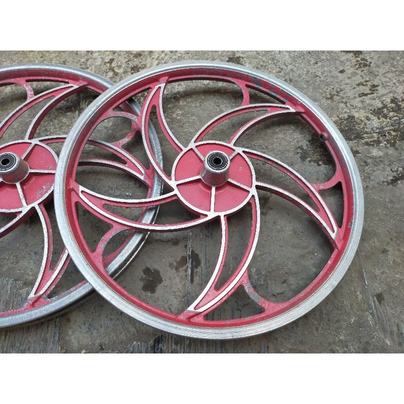 Jual Sepasang Rim Wheel Pelk Velk Velg Sepeda Engkol BMX Minion ...
