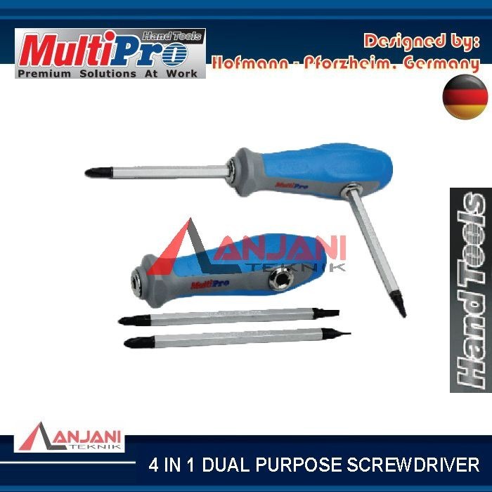 Jual MULTIPRO OBENG BOLAK BALIK 4 IN 1 SCREWDRIVER MIN PLUS SCREW ...
