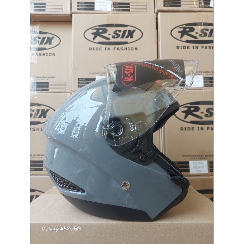 Jual HELM R SIX KIRANA FULL WARNA ORIGINAL PRODUK | Shopee Indonesia