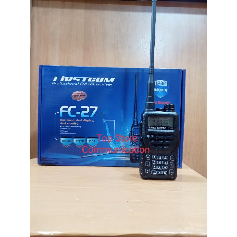 Jual Firstcom FC-27 HT Dual Band Garansi 1 Tahun Firstcom FC27 | Shopee ...