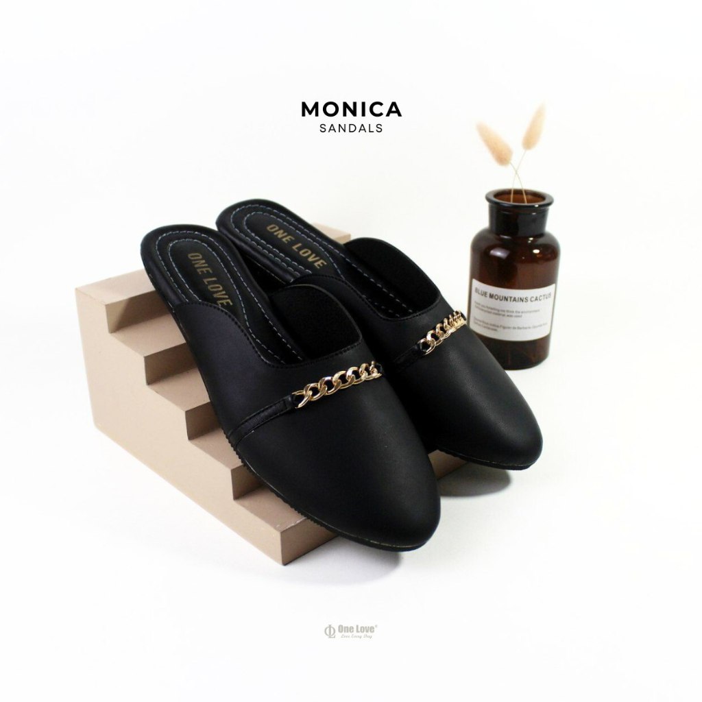 Jual ONE LOVE MONICA MULES SEPATU FLAT WANITA Shopee Indonesia