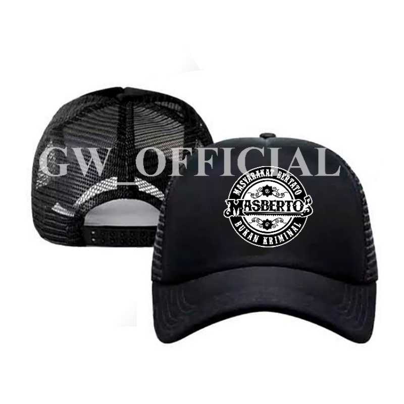 Jual Topi Masberto Hitam Terlengkap & Harga Terbaru Juni 2026 | Shopee ...