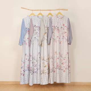 Le Khari Jemma Dress Armany Silk Longdress Busui Size S - XL