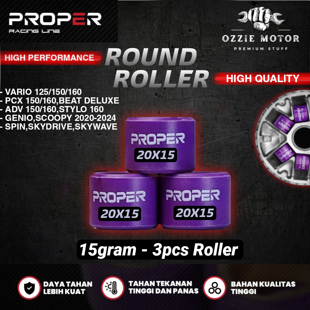 Jual ROLLER PROPER RACING LINE 2015 ROLLER HONDA DR PULLEY 2015 ROLLER ...