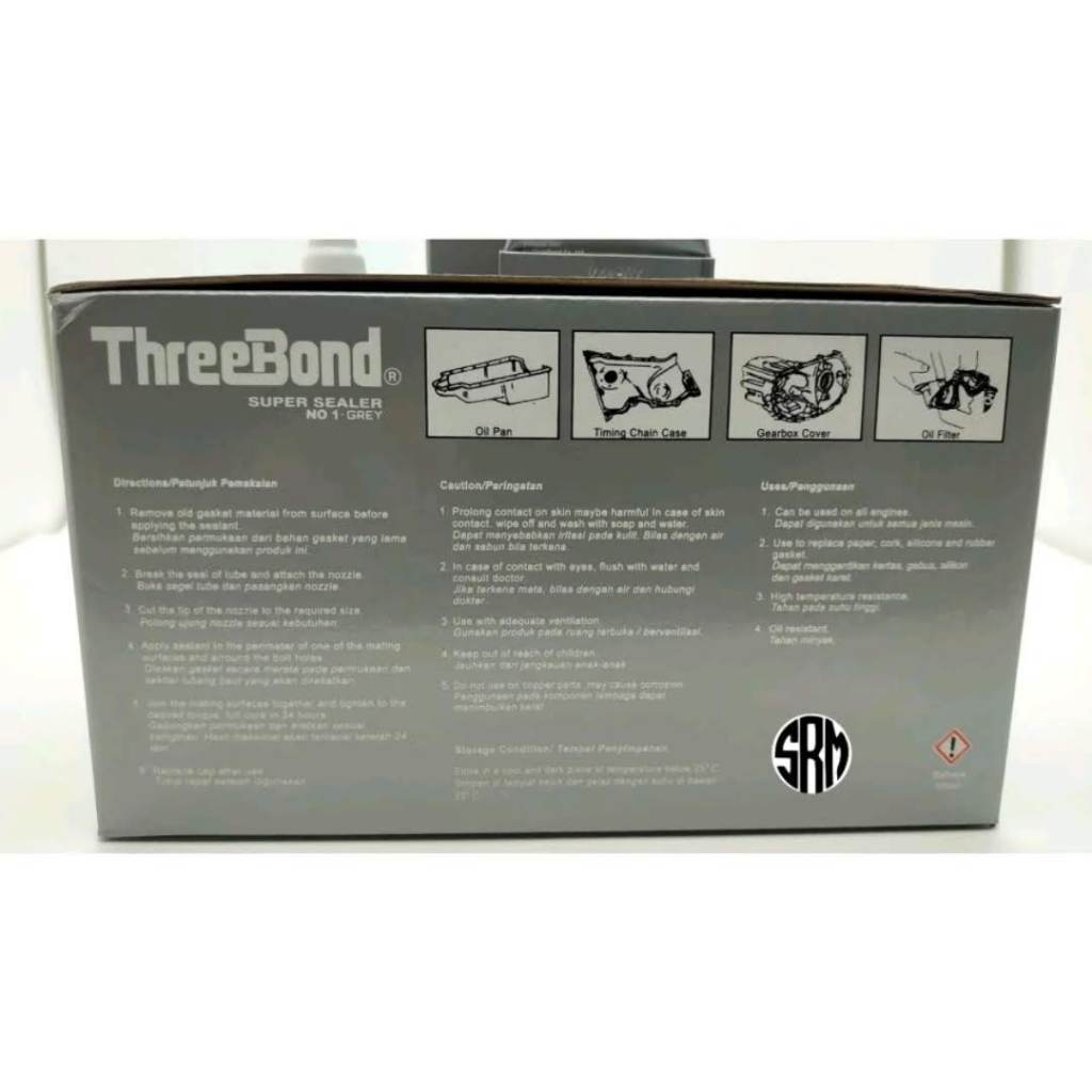 Jual LEM THREEBOND THREE BOND GREY NO 1 75 GRAM RTV SILICONE HIGH ...