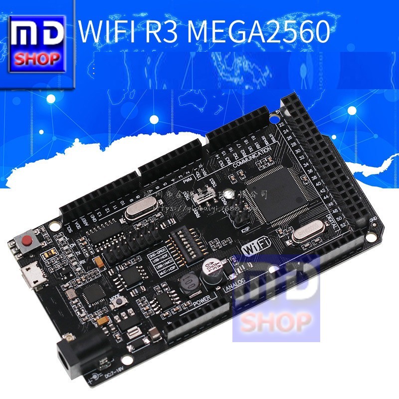 Jual MEGA 2560 WIFI R3 ESP8266 ARDUINO MEGA WIFI | Shopee Indonesia