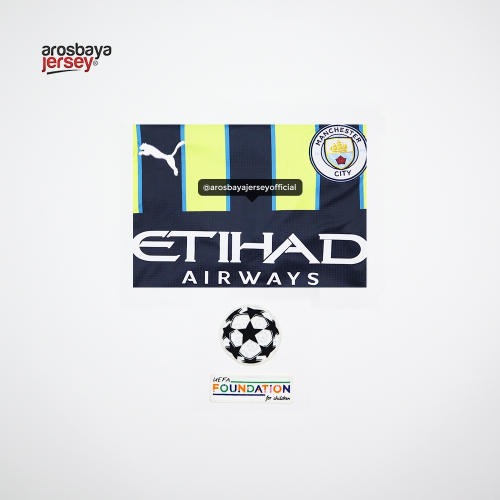 Jual Full Patch CL - City Away 2024/2025 - Supporter Version | Shopee ...