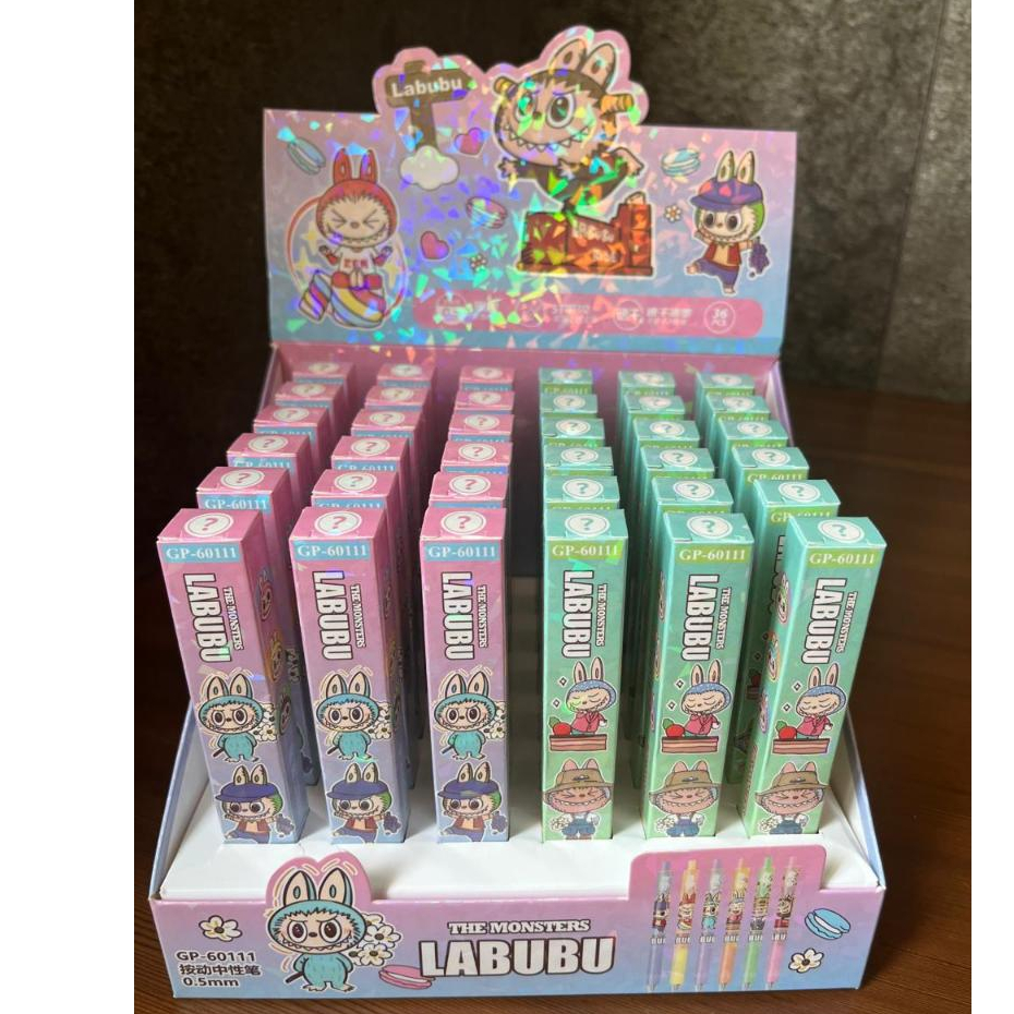 Jual Paket Usaha Blind Box Pulpen Gel Labubu Pop Mart Monster Tears ...
