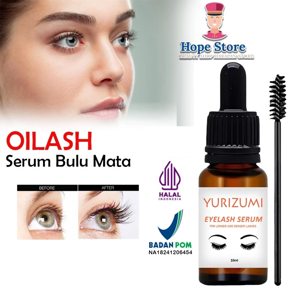 HOPE STORE - [FREE SISIR] ASLI Serum Bulu Mata & Alis / Serum Oilash Eyebrow & Eyelash - BPOM | AutoStock