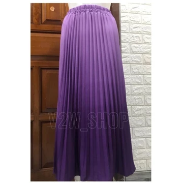 Rok Plisket Panjang Gradasi Premium Import Dewasa