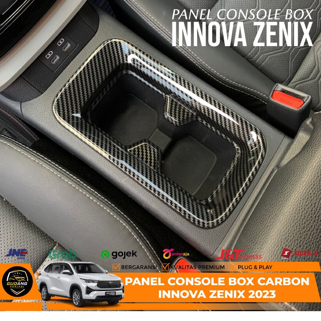 Jual Panel Cover Console Box Innova Zenix 2023 - 2025 Carbon | Shopee ...