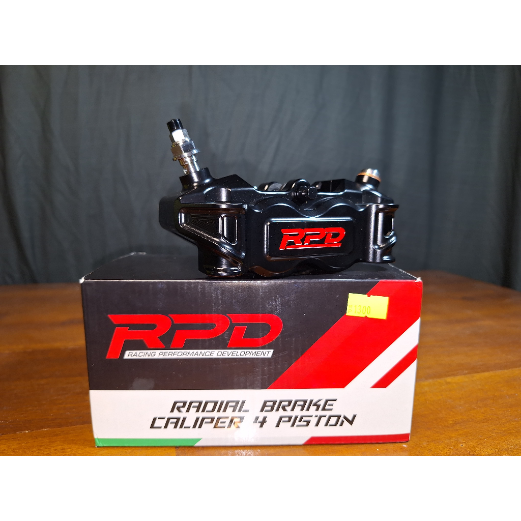 Jual Kaliper RPD Racing Monoblock Radial 4 Piston Pitch 100mm Black ...