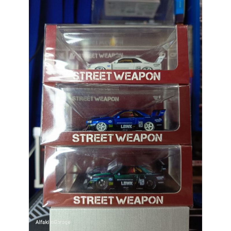 Jual Street Weapon Nissan Skyline LBWK R34 Chameleon / Blue / White ...