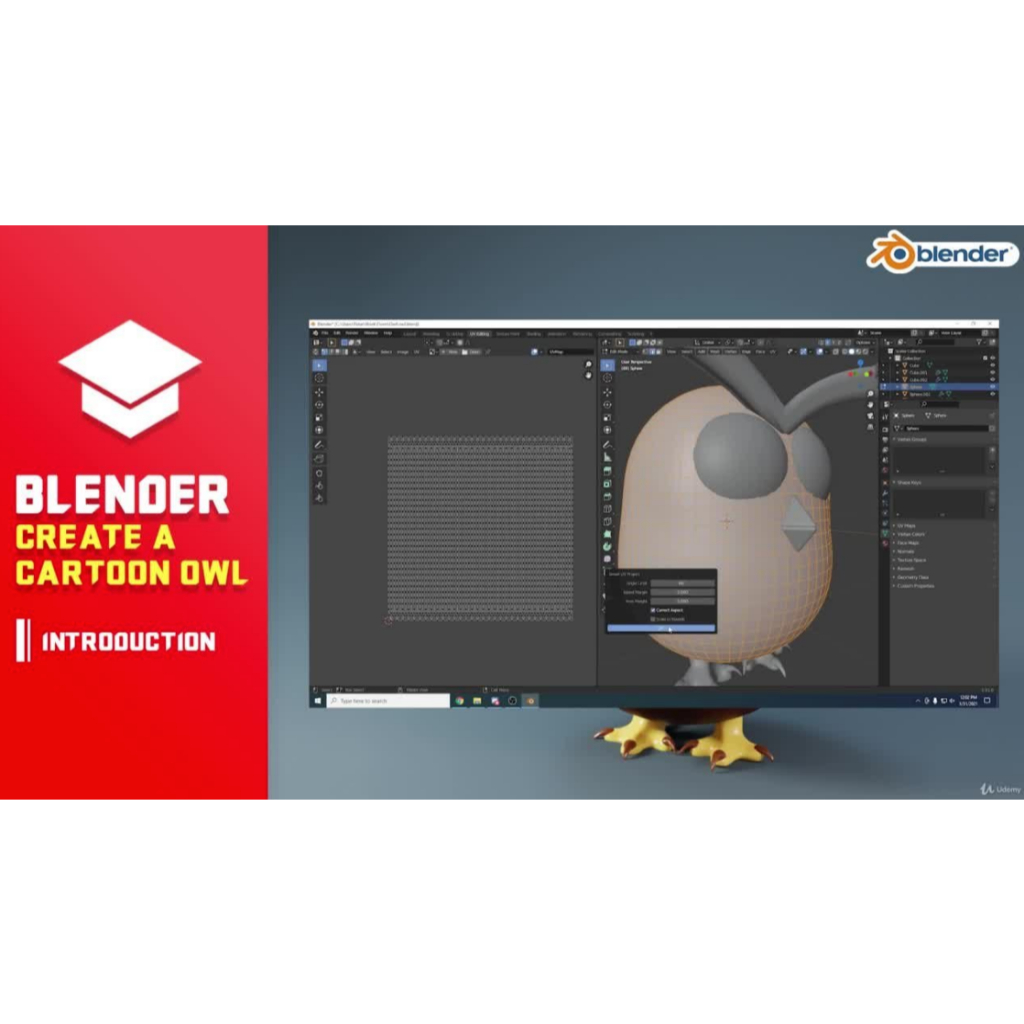 Jual Learn Blender 3D with real life project - Blender 3D Tutorial ...