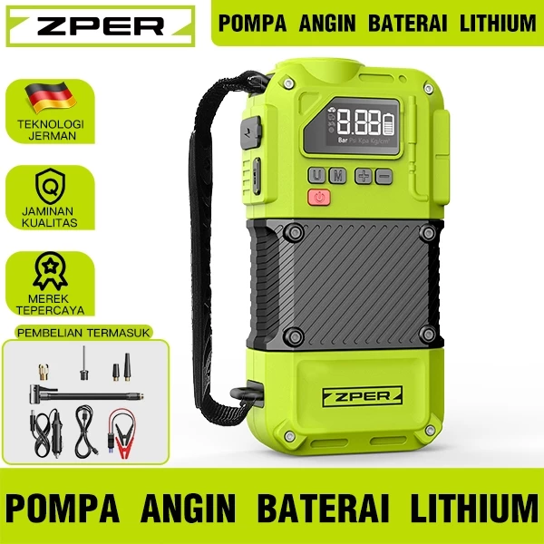 Ulasan Lengkap ZPER 2-in-1 Jump Starter Pompa Angin: Solusi Darurat Kendaraan & Pompa Ban dalam Satu Alat