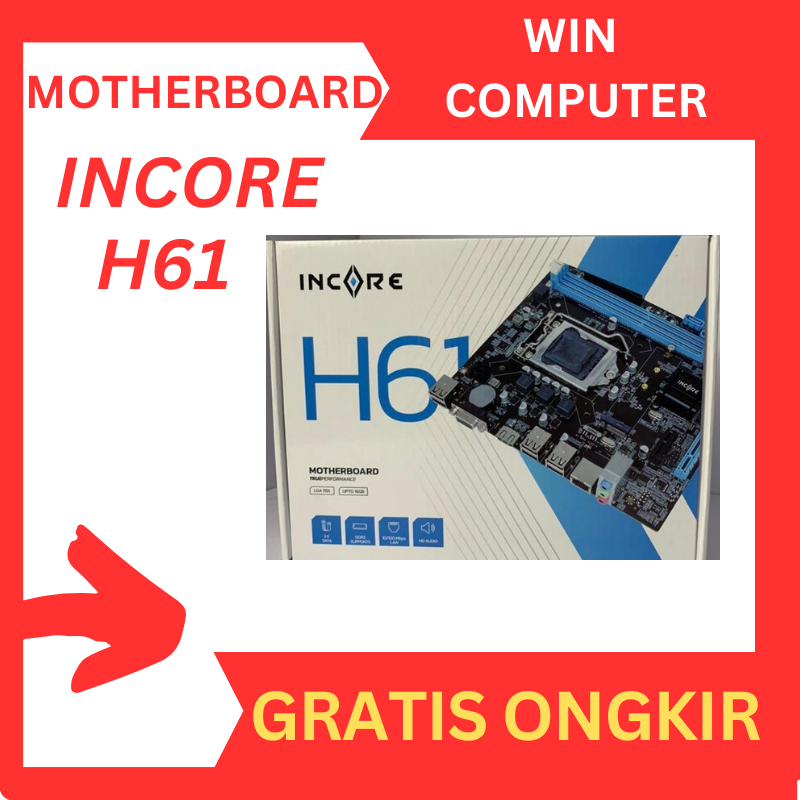 Jual MOTHERBOARD INCORE H61 | Shopee Indonesia